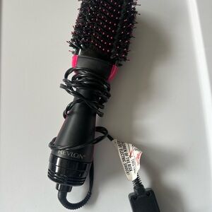 Revlon Black and Pink Hair Dryer Brush